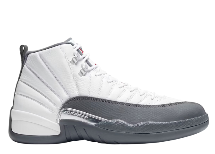 Air Jordan 12 Retro White Dark Grey