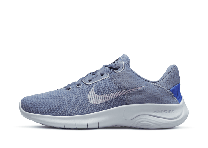 Nike Flex Light Gray and Blue Athletic Sneakers Nike Flex Gray Athletic Shoes for Women for sale | eBay main image 2