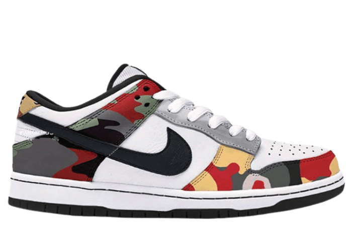 multi camo dunk low