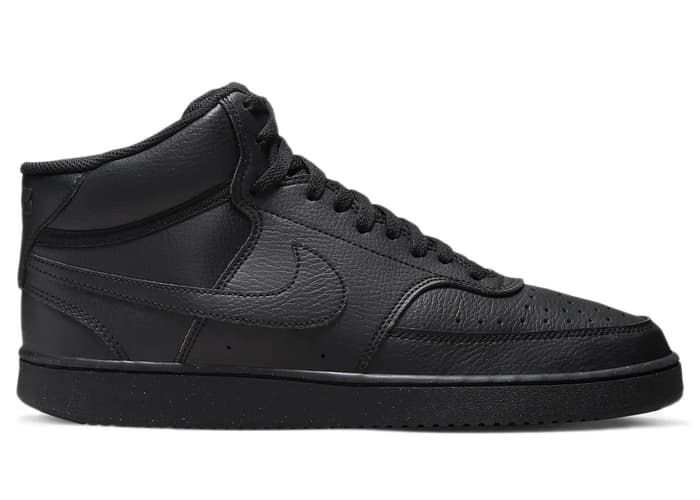 Nike Court Vision Mid Next Nature Triple Black