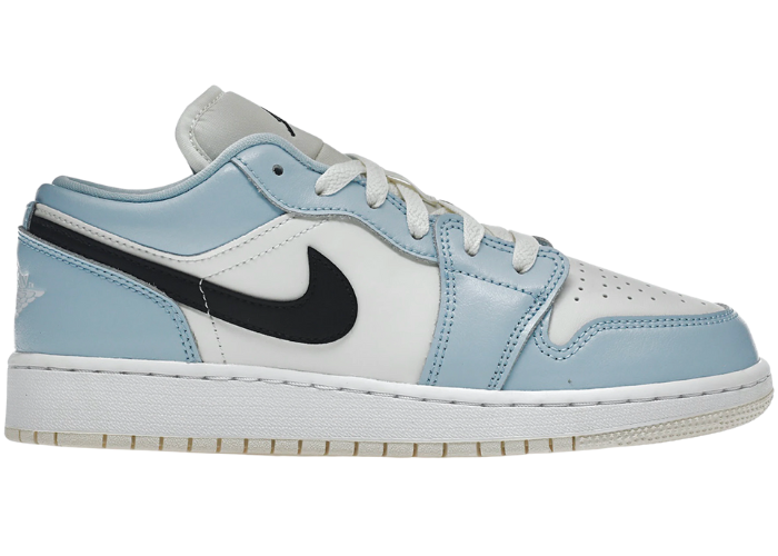 Jordan 1 Low Ice Blue Black (GS)