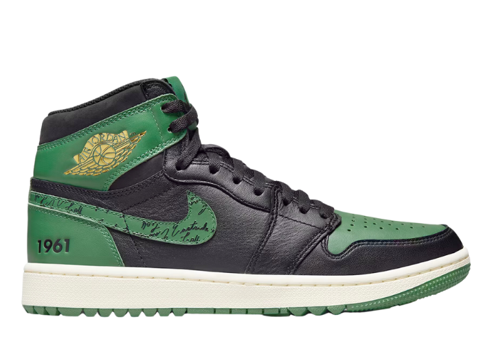 Air Jordan 1 High Eastside Golf 1961 Black Malachite