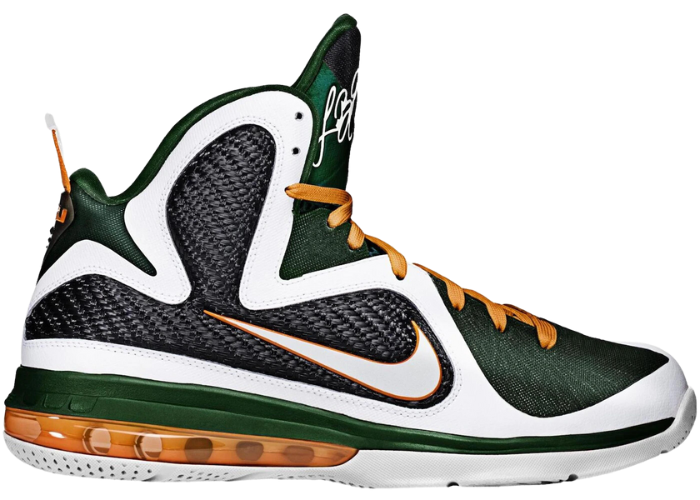 lebron 9 orange and green