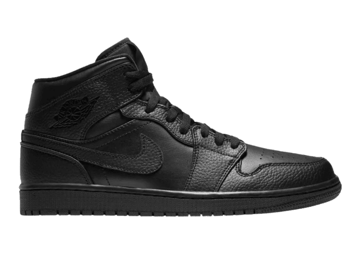 Jordan 1 Mid Triple Black