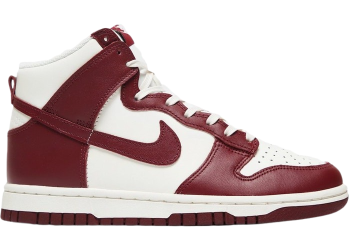 Nike Dunk High Sail Team Red (W)