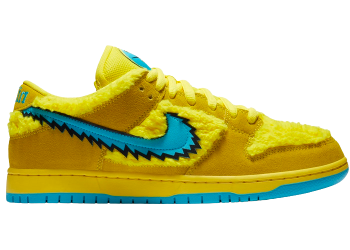 Nike SB Dunk Low Grateful Dead Bears Yellow