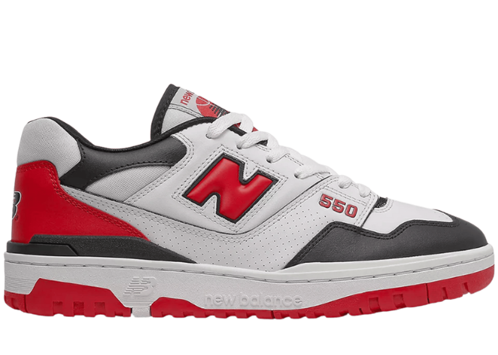 New Balance 550 White Red Black