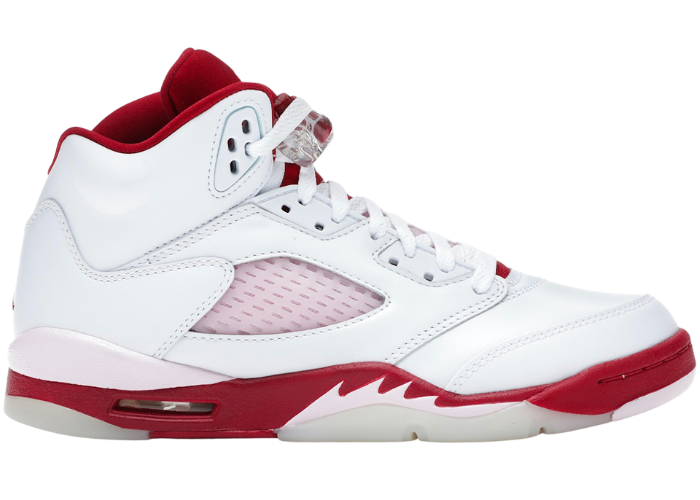 jordan 5 retro pink and white