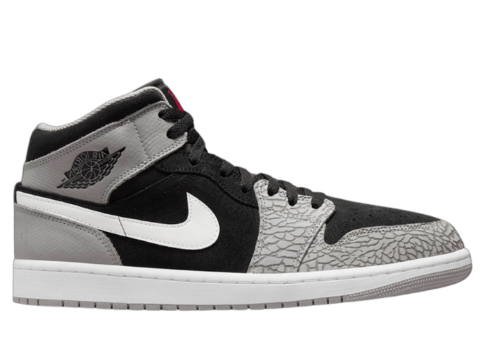 Jordan 1 Mid Elephant Print