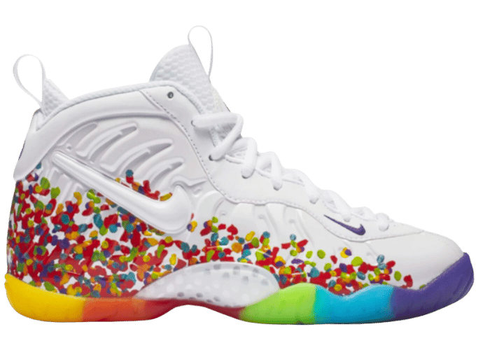 Nike Air Foamposite One White Fruity Pebbles (2017) (GS) 644792-101