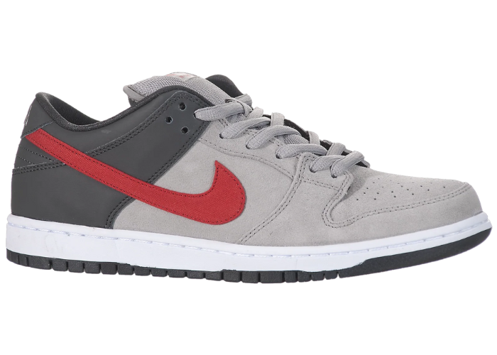 Nike SB Dunk Low Medium Grey Red