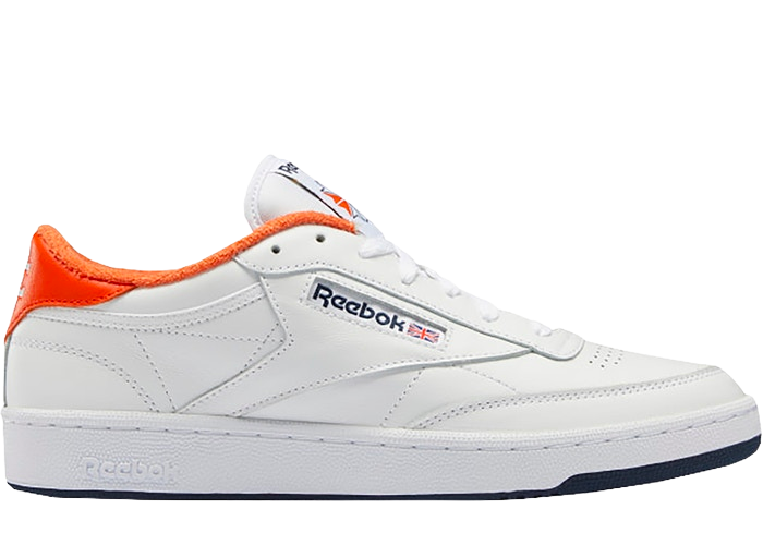 Reebok Club C 85 Eric Emanuel White Orange Navy