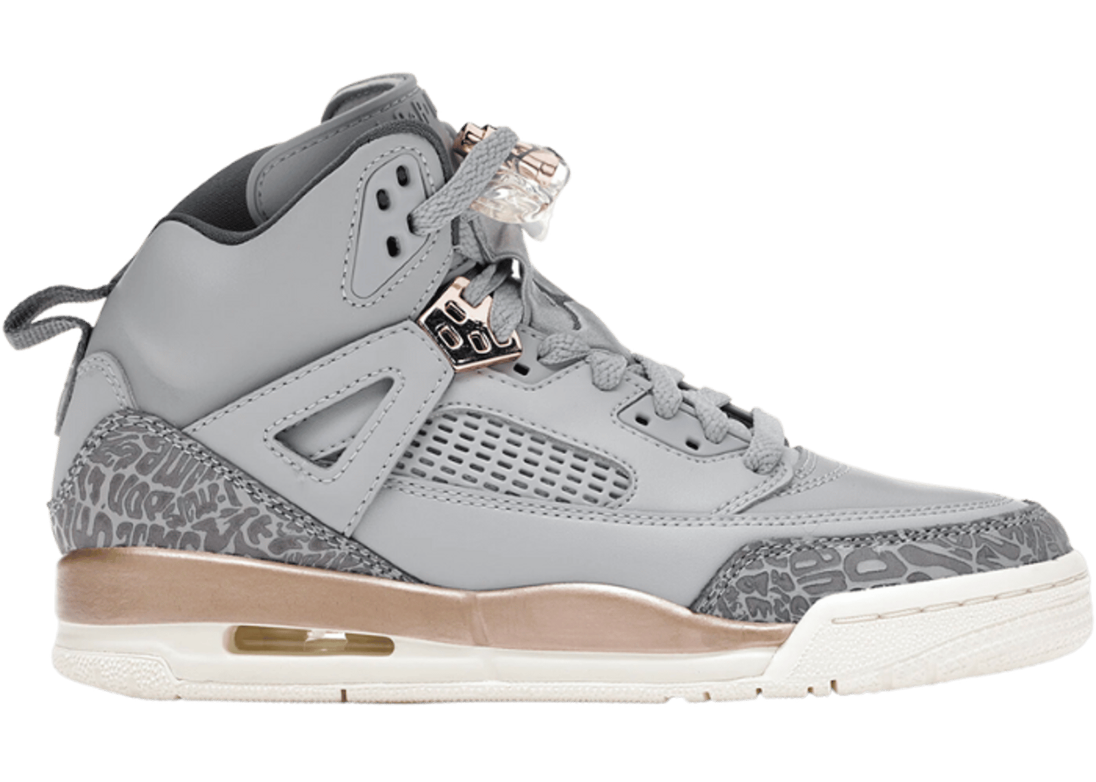 Air Jordan Spizike Wolf Grey Metallic Red Bronze (GS Air Jordan Spizike Wolf Grey Metallic Red Bronze (GS