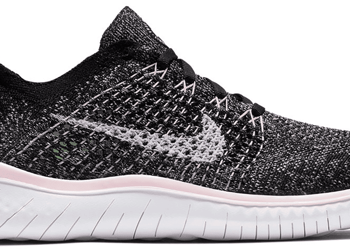 Nike Free RN Flyknit 2018 Black Pink Foam (W)