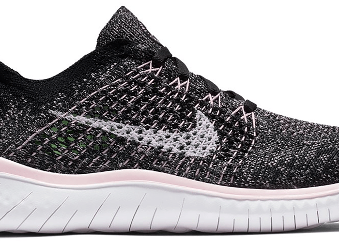 Nike Free RN Flyknit 2018 Black Pink Foam (W)