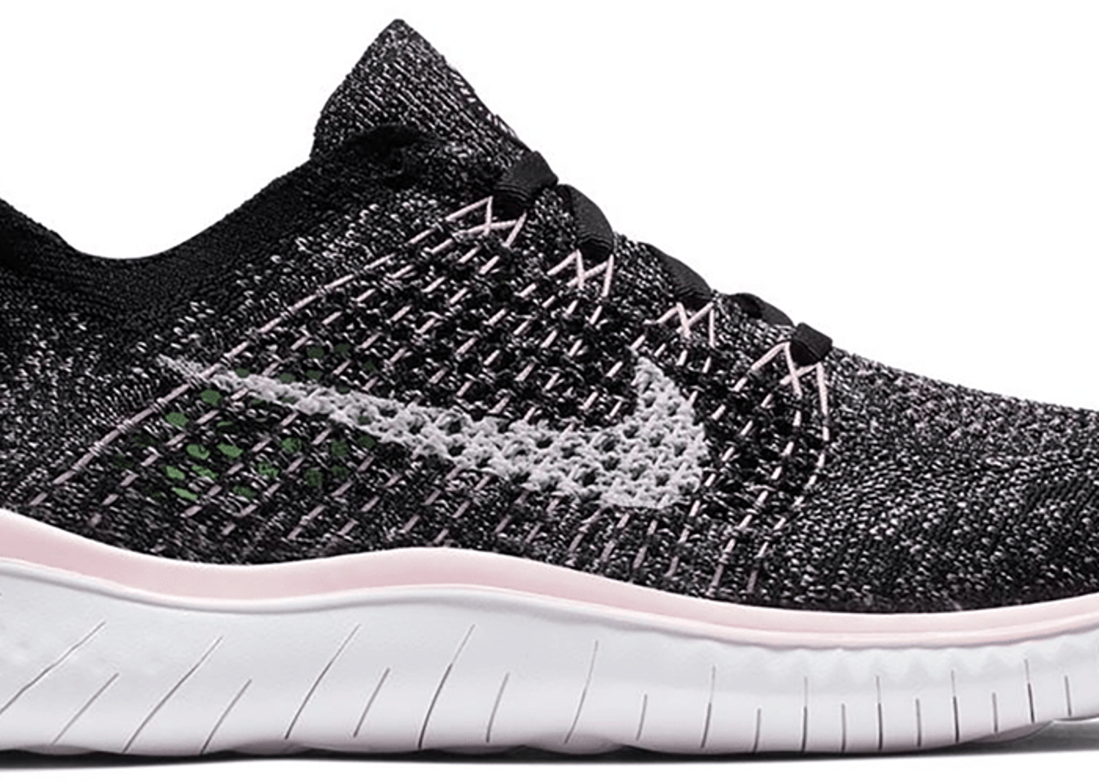 Nike Free RN Flyknit 2018 Black Pink Foam (W)