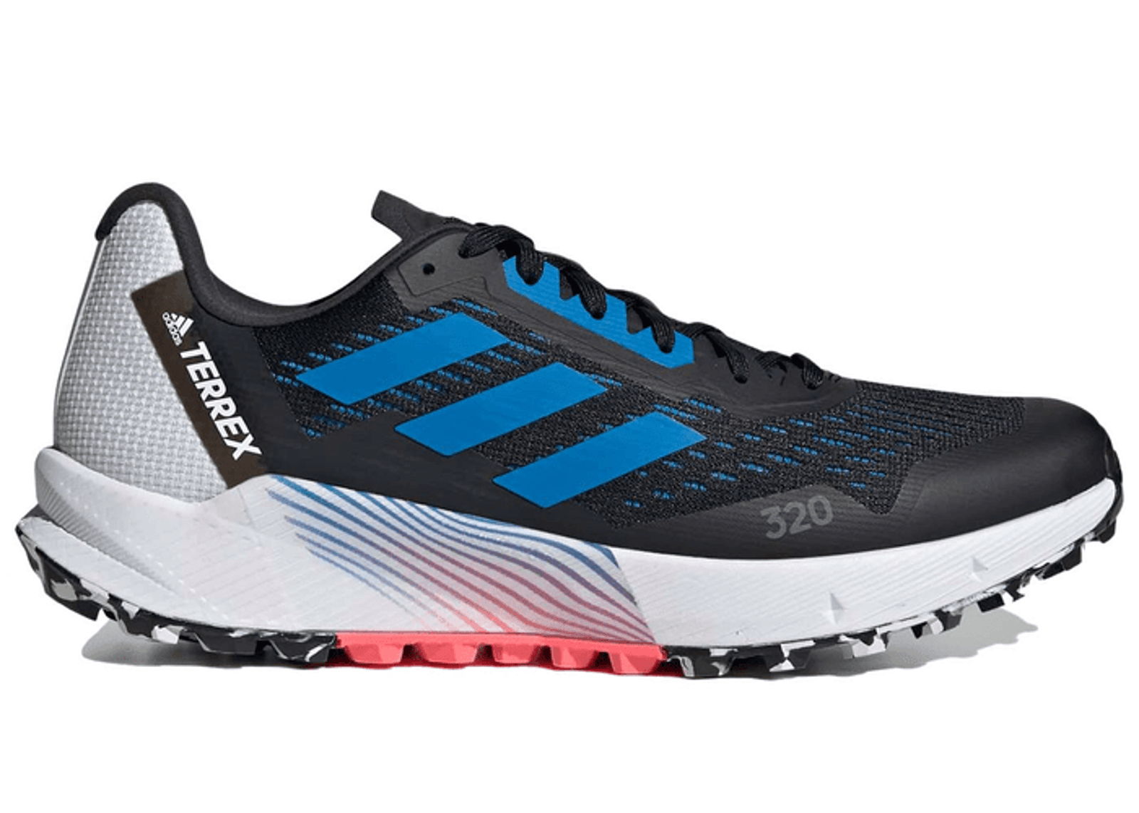 adidas Terrex Agravic Flow 2 Black Blue Rush Turbo