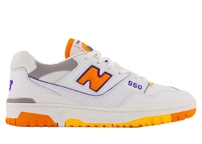 New Balance 550 Lakers White Gold