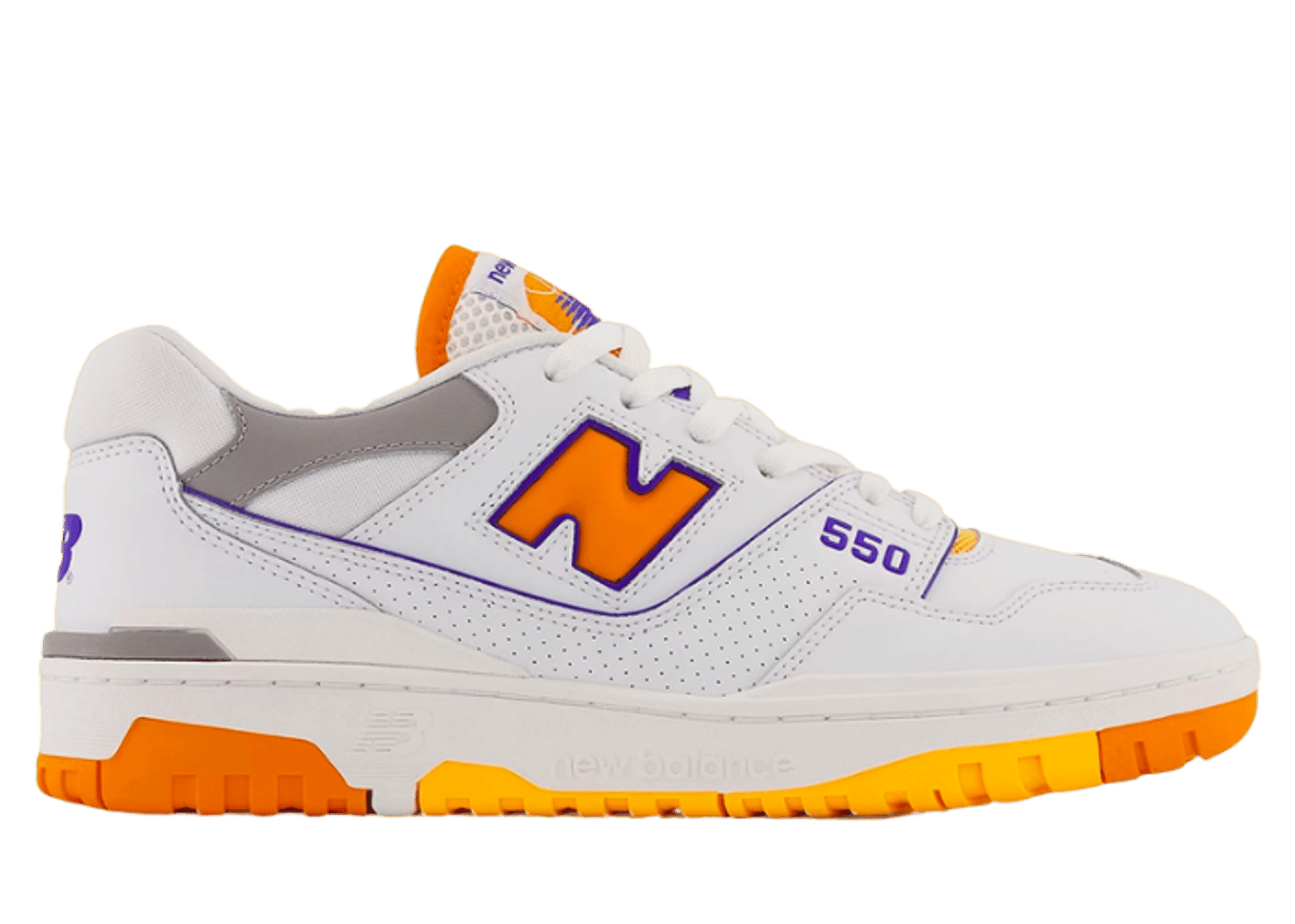 New Balance 550 Lakers White Gold