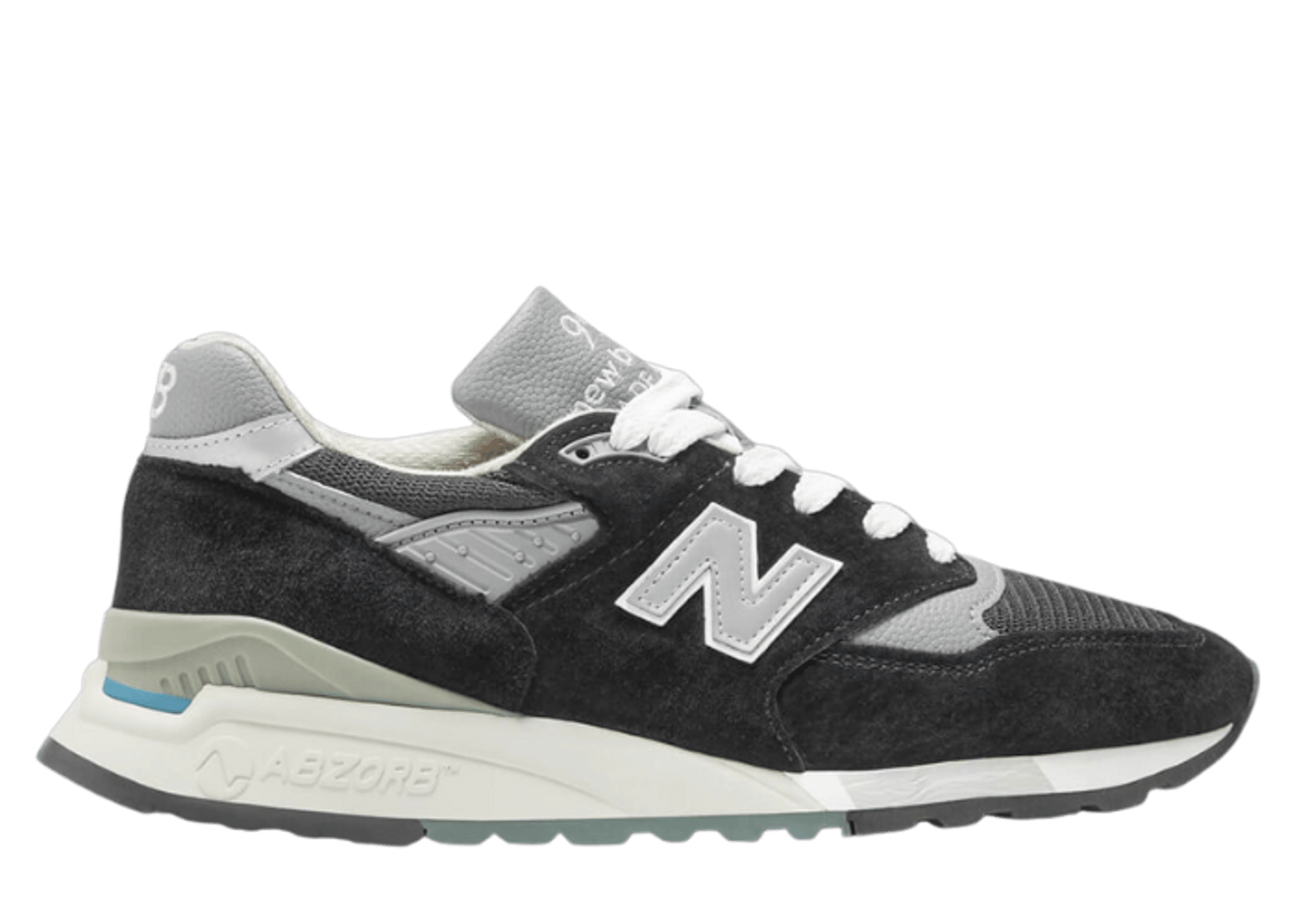 New balance 998 black best sale