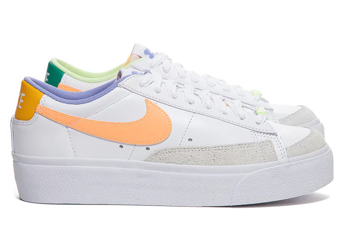 Nike Blazer Low Platform Peach Cream Light Thistle (W)