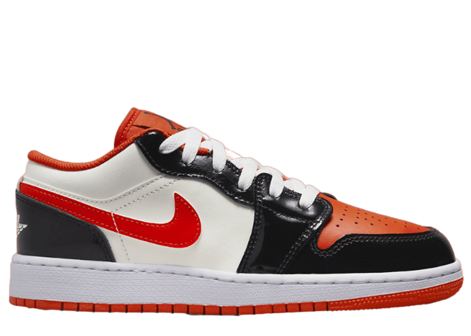 Air hot jordan 1 low team orange size 7Y