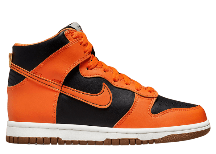 Nike Dunk High Black Safety Orange (GS) - DB2179-004