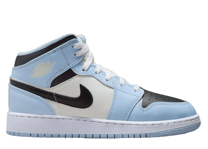 Jordan 1 Mid Ice Blue (GS) - 555112-401; 640737-401; 644507-401