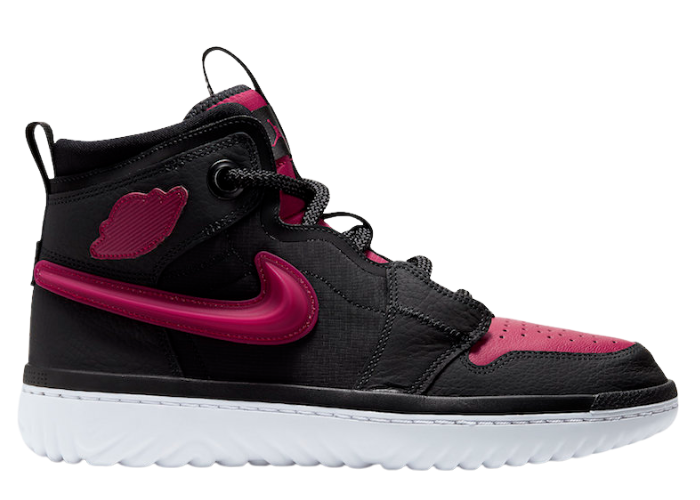 Jordan 1 High React Black Noble Red