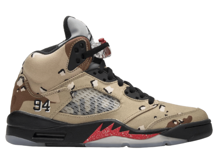 Jordan 5 Retro Supreme Desert Camo