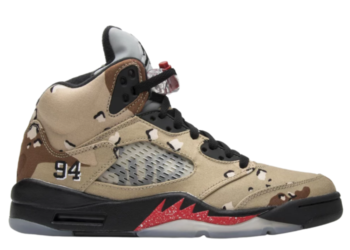 Jordan 5 Retro Supreme Desert Camo