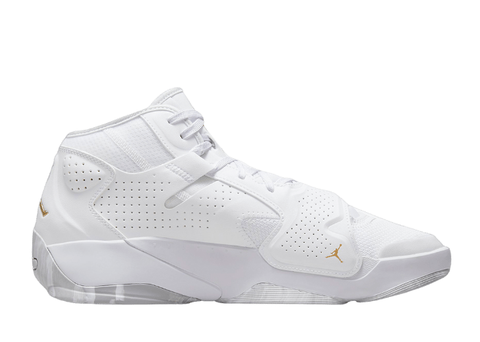 Jordan Zion 2 TB White Metallic Gold