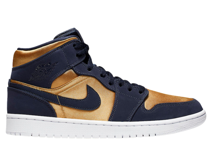 Jordan 1 Mid Obsidian Desert Ochre