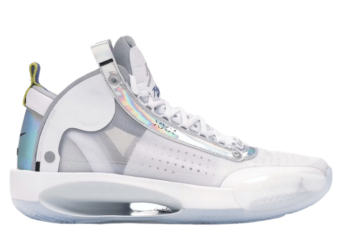 Air Jordan XXXIV White Metallic Silver (GS) - BQ3384-101