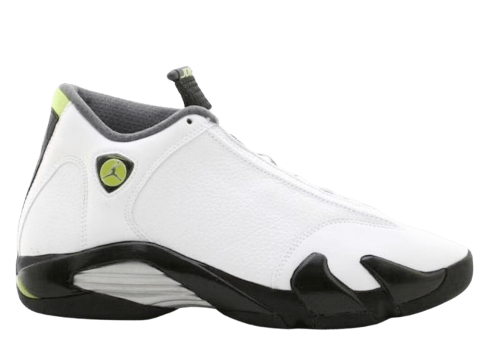 Air Jordan 14 Retro White Chartreuse