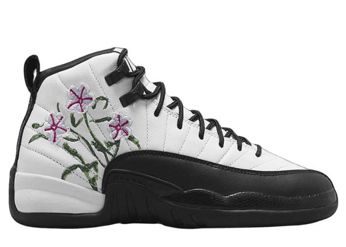 Air Jordan 12 Retro Floral (GS) - DR6956-100 Raffles & Where