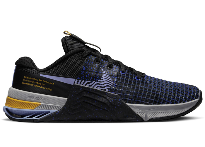 Nike Metcon 8 Black Yellow Yellow Ochre (W)