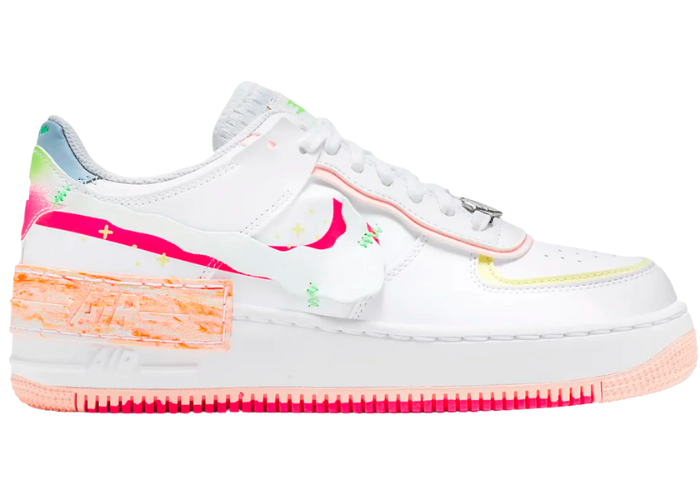 Nike Air Force 1 Low Shadow White Pink Orange (W)