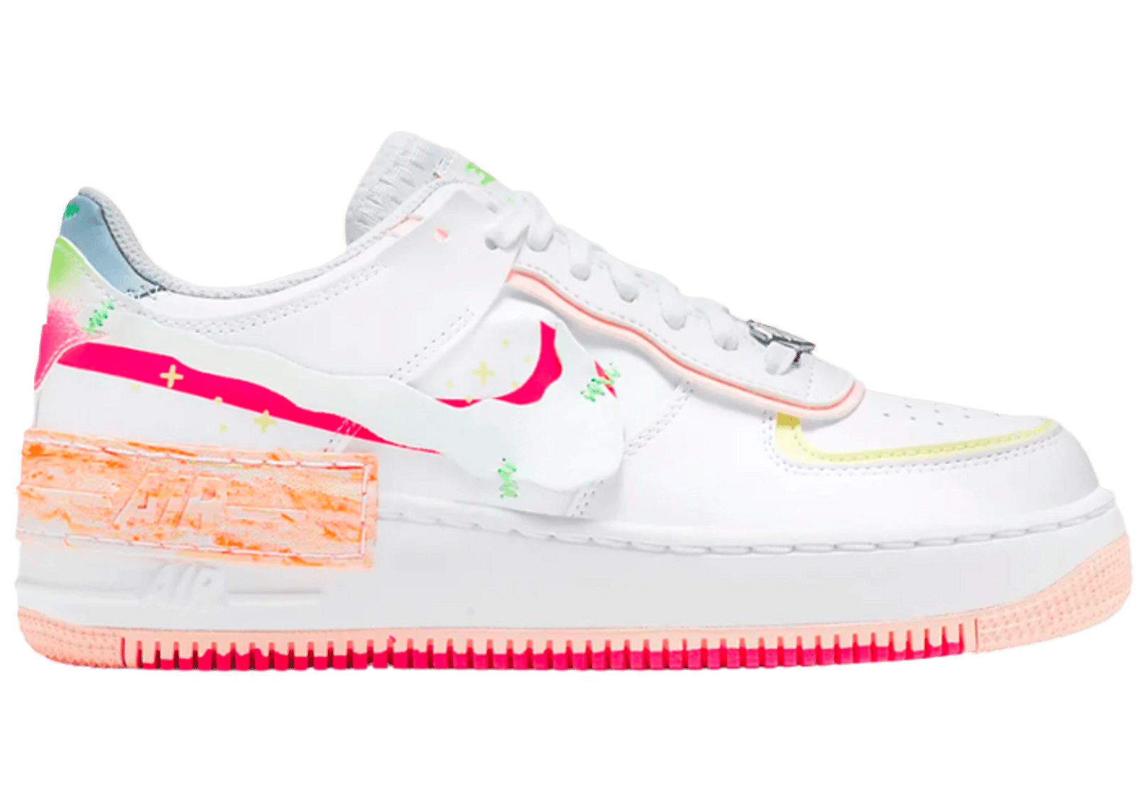 Nike Air Force 1 Low Shadow White Pink Orange (W)