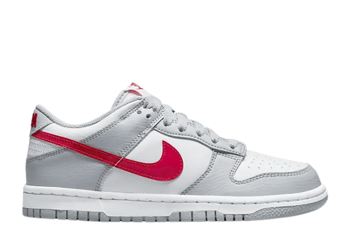 Nike Dunk Low White Grey Red (GS)