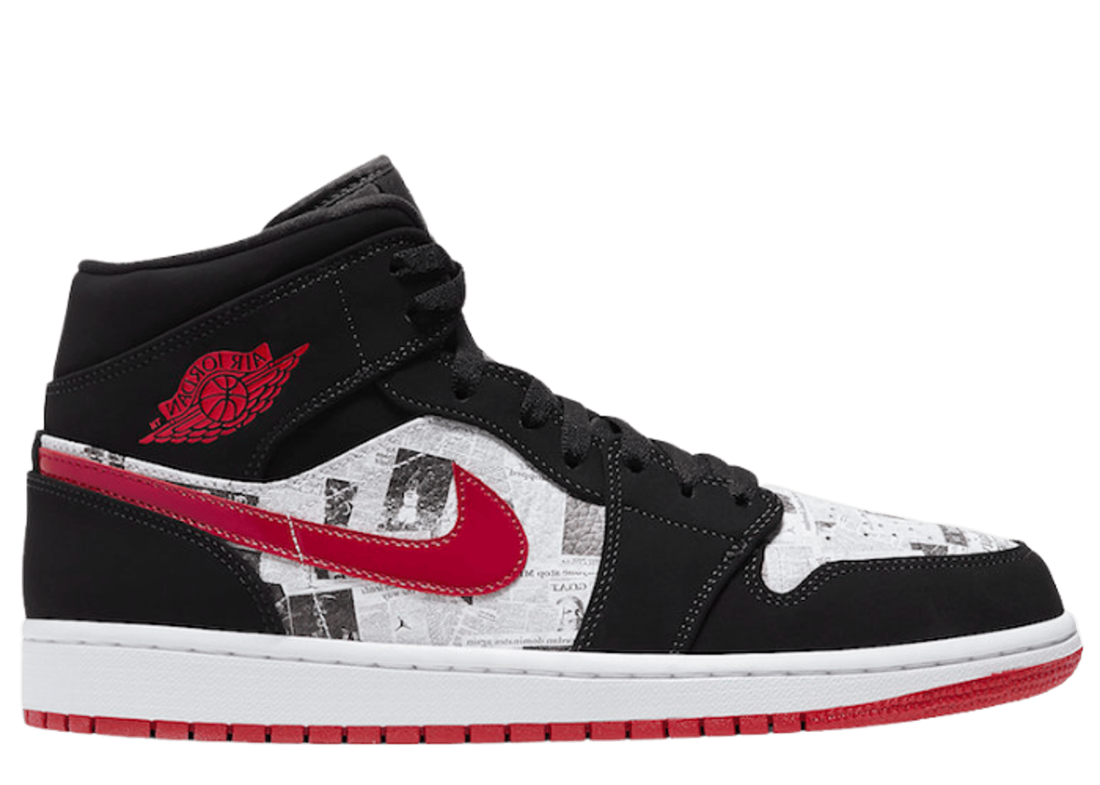 Jordan 1 Mid Newspaper Air Times