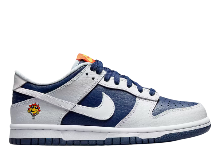 Nike Dunk Low Photon Dust White Midnight Navy (GS)