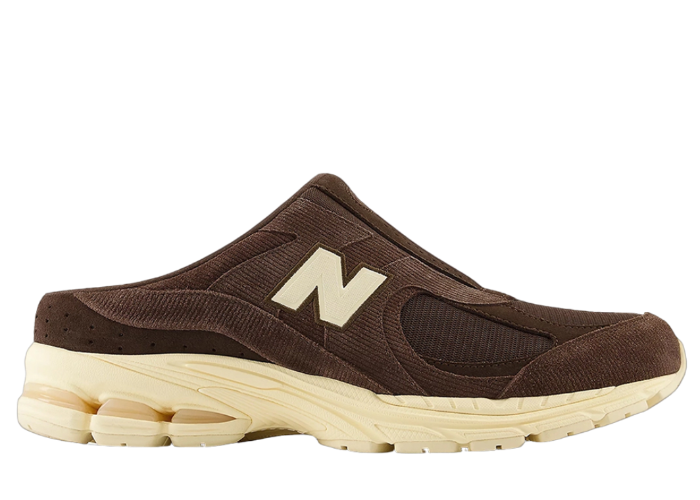 New Balance 2002R Mule Brown Corduroy