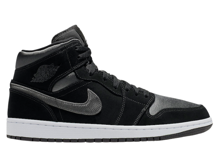 Jordan 1 Mid Nylon Black Anthracite