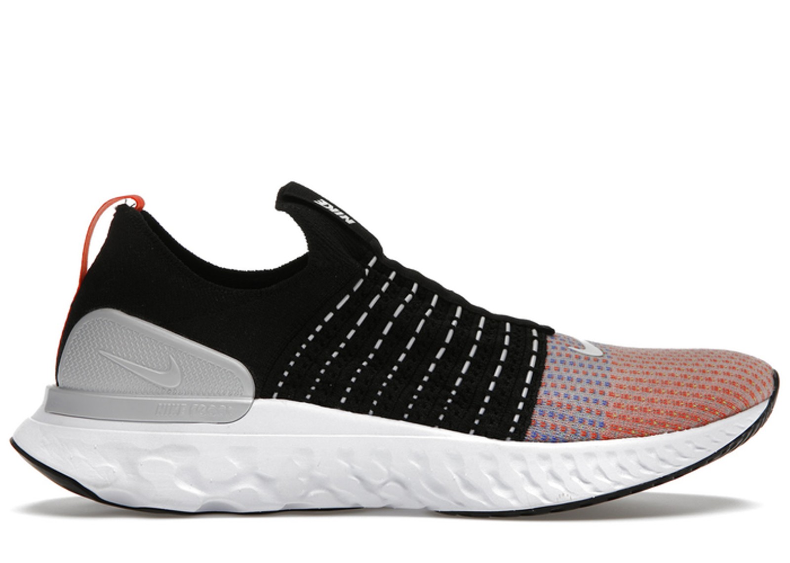 Nike React Phantom Run Flyknit 2 Black Team Orange