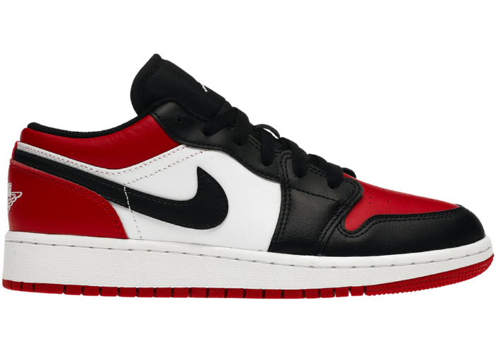 Air Jordan 1 Low Bred Toe (GS)