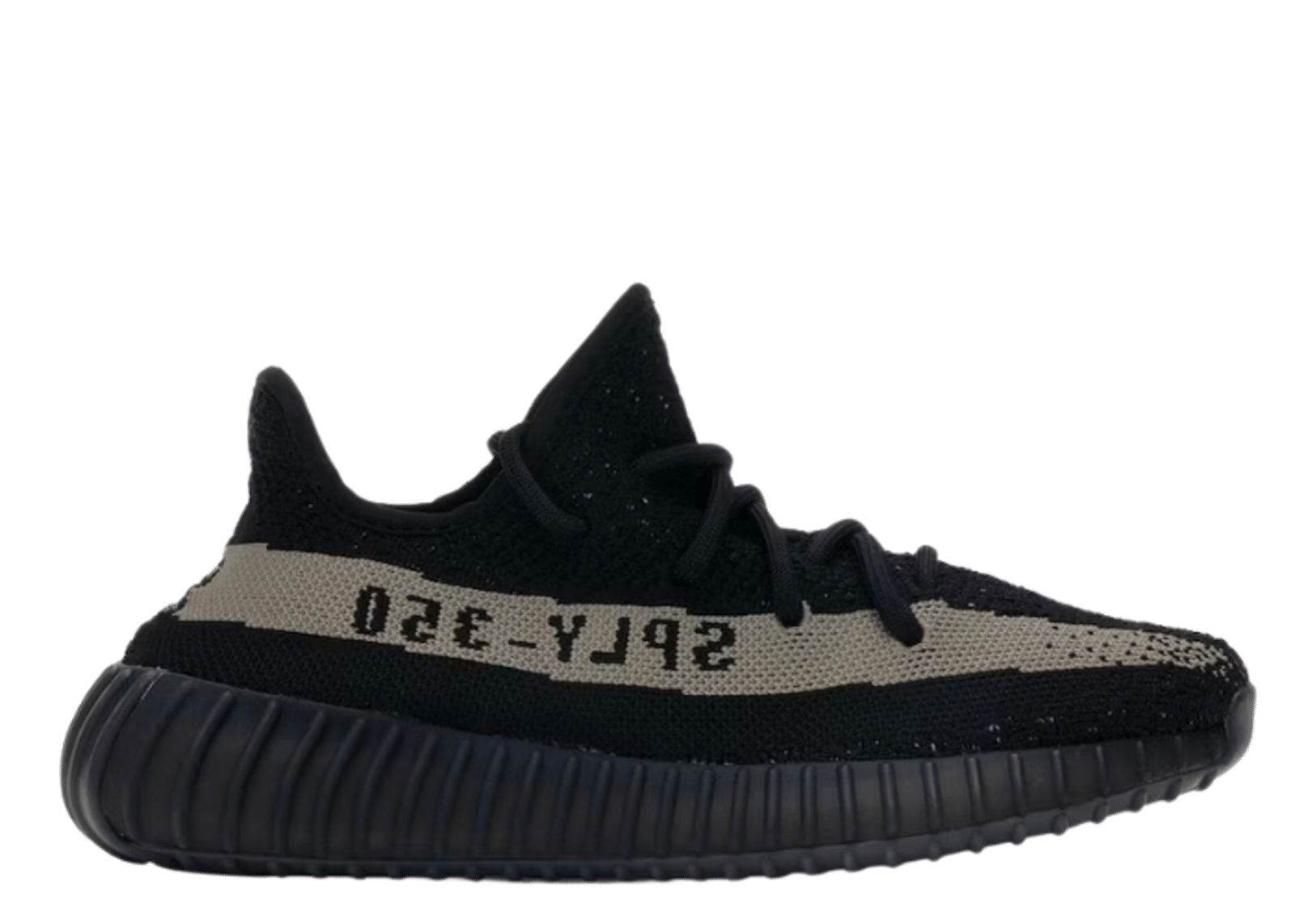 adidas Yeezy Boost 350 V2 Core Black Green Stripe