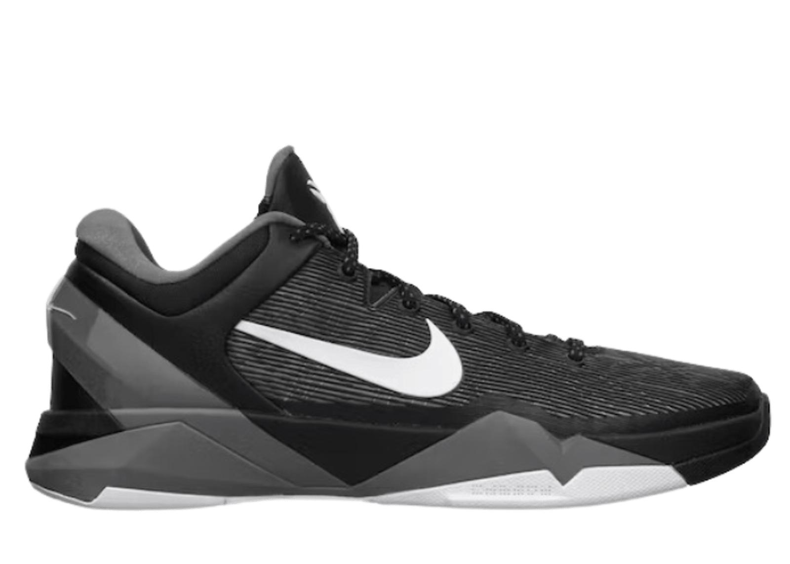 Nike Kobe 7 Black White Wolf Grey