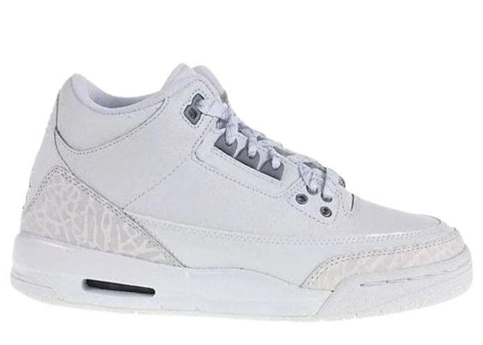 Jordan 3 Retro Pure Money GS 834014 103 Raffles Where to Buy