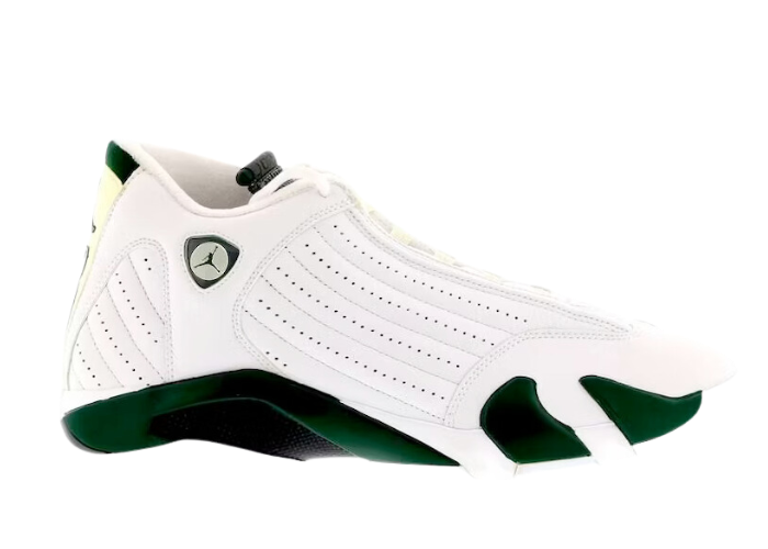 Air Jordan 14 Retro White Forest Green 311832 131